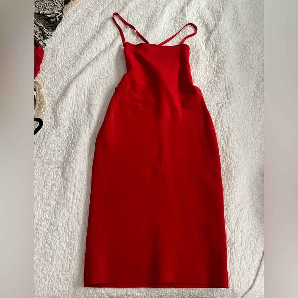 Perfect Valentines day  dress. Red bandage  dress